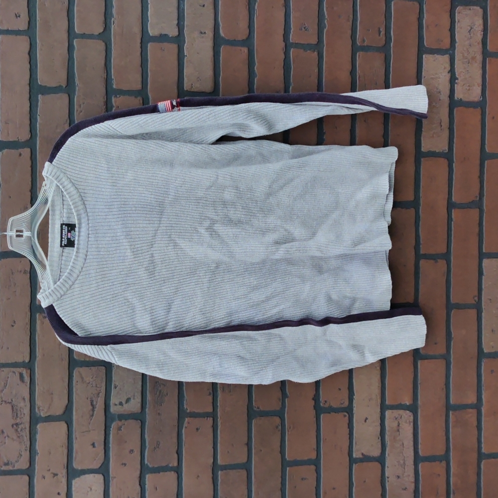 [VINTAGE] 90s SWAG Polo Ralph Lauren Sweater with Sleeve Flag